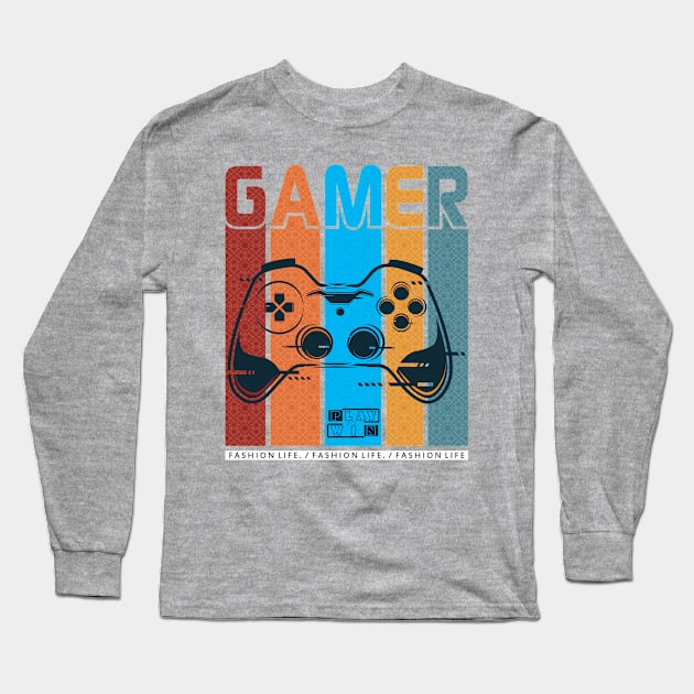 gamer Long Sleeve T-Shirt by Teefold